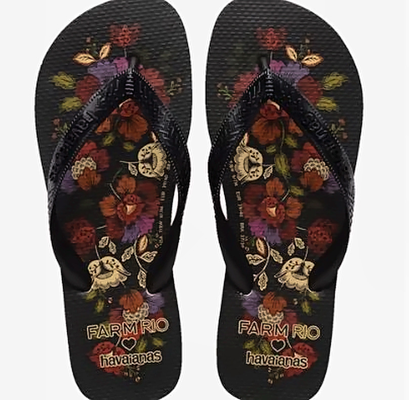 Chinelo Havaianas Farm Flor de Fita