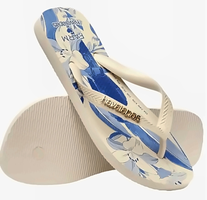 Chinelo Havaianas Farm Leveza Tropical
